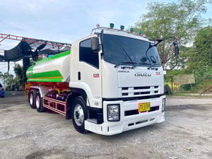 รถเเท๊งค์น้ำ อีซุFvz 300 ปี59 2เพลา ถังใหม่15000ลิตร ยางใหม่ 10 เส้น รถสวยพร้อมใช้