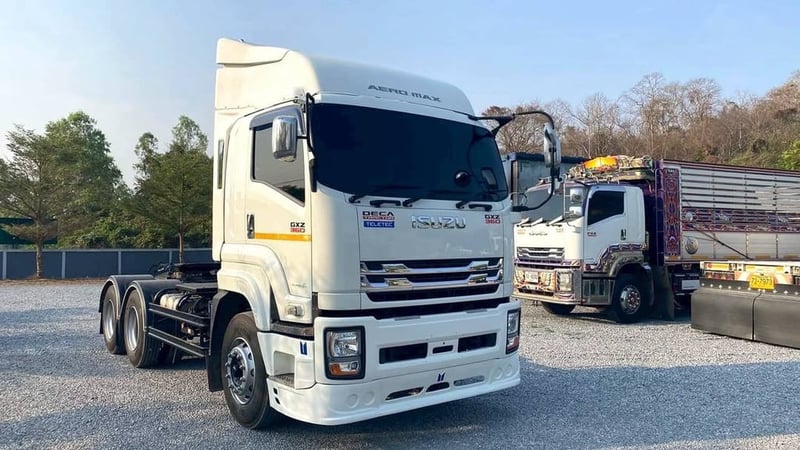 หัวลาก isuzu Deca GXZ360 ปี63 ไมล์ 4แสนกว่า ยางใหม่10 เส้น รถเดิมๆ รถสวยพร้อมใช้