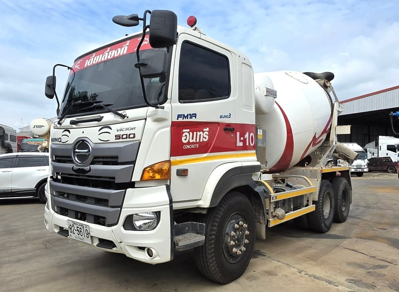 รถโม่ปูน ฮีโน344ปี63 4คัน ปี63 โม่7คิว รถพร้อมใช้ 