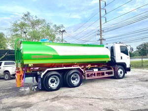 รถเเท๊งค์น้ำ อีซุFvz 300 ปี59 2เพลา ถังใหม่15000ลิตร ยางใหม่ 10 เส้น รถสวยพร้อมใช้