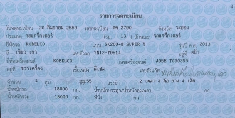 ขายKOBELCO SUPER X รถแบ็คโฮ YN12