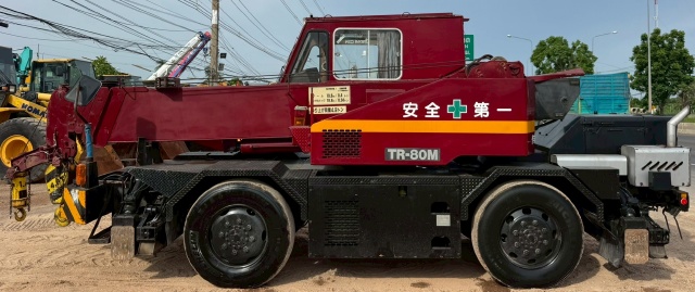 ขายรถเครน TADANO TR80M-1 (ขนาด 8 ตัน) ปี 1994 นำเข้าจากญี่ปุ่น พร้อมใช้ มีVDOการทำงานครับ
