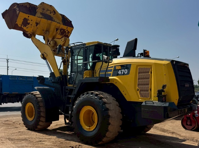 ขายรถตักล้อยาง KOMATSU WA470-10 ปี 2021 นำเข้าจากญี่ปุ่น พร้อมใช้ มีVDOการทำงานครับ