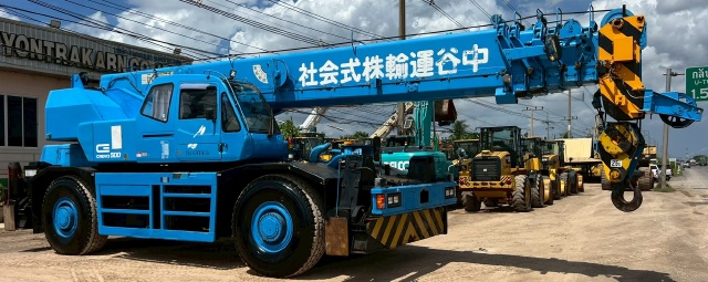 ขายรถเครน TADANO TR500M-3 (ขนาด 50 ตัน) ปี 1999 นำเข้าจากญี่ปุ่น พร้อมใช้ มีVDOการทำงานครับ