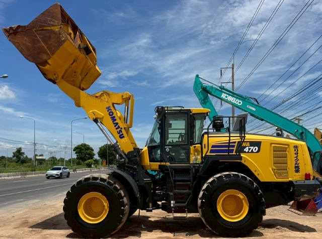 ขายรถตักล้อยาง KOMATSU WA470-10 ปี 2022 นำเข้าจากญี่ปุ่น พร้อมใช้ มีVDOการทำงานครับ