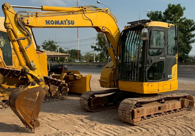 ขายรถขุด KOMATSU PC78US-8 ปี 2014 นำเข้าจากญี่ปุ่น พร้อมใช้ มีVDOการทำงานครับ