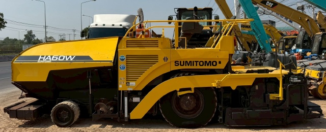 ขายรถปูยาง SUMITOMO HA60W-7 (ขนาด 6 เมตร) ปี 2008 นำเข้าจากญี่ปุ่น พร้อมใช้ มีVDOการทำงานครับ ขายรถปูยาง SUMITOMO HA60W-7 (ขนาด 6 เมตร) ปี 2008 นำเข้าจากญี่ปุ่น พร้อมใช้ มีVDOการทำงานครับ