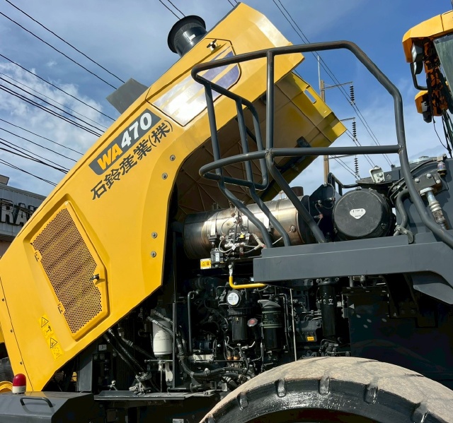 ขายรถตักล้อยาง KOMATSU WA470-10 ปี 2021 นำเข้าจากญี่ปุ่น พร้อมใช้ มีVDOการทำงานครับ