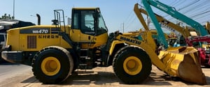 ขายรถตักล้อยาง KOMATSU WA470-7 ปี 2013 นำเข้าจากญี่ปุ่น พร้อมใช้ มีVDOการทำงานครับ