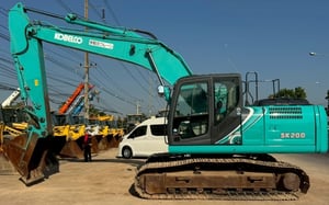 ขายรถขุด KOBELCO SK200 MARK 9 ปี 2015 นำเข้าจากญี่ปุ่น พร้อมใช้ มีVDOการทำงานครับ