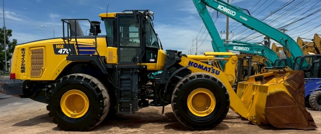 ขายรถตักล้อยาง KOMATSU WA470-10 ปี 2022 นำเข้าจากญี่ปุ่น พร้อมใช้ มีVDOการทำงานครับ