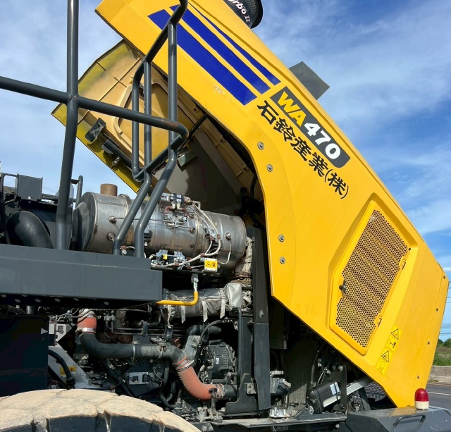 ขายรถตักล้อยาง KOMATSU WA470-10 ปี 2021 นำเข้าจากญี่ปุ่น พร้อมใช้ มีVDOการทำงานครับ
