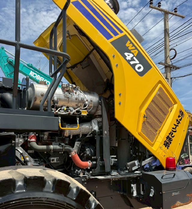 ขายรถตักล้อยาง KOMATSU WA470-10 ปี 2022 นำเข้าจากญี่ปุ่น พร้อมใช้ มีVDOการทำงานครับ