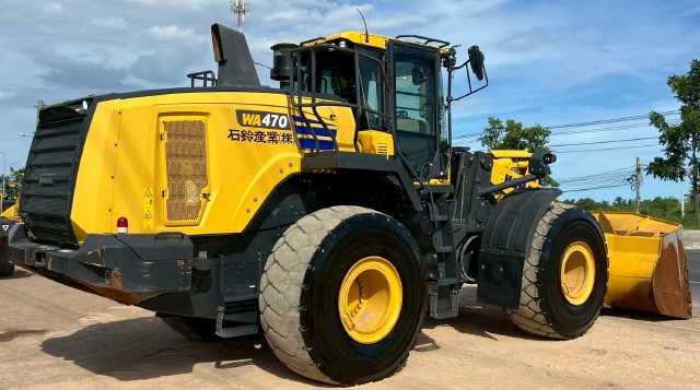 ขายรถตักล้อยาง KOMATSU WA470-10 ปี 2021 นำเข้าจากญี่ปุ่น พร้อมใช้ มีVDOการทำงานครับ