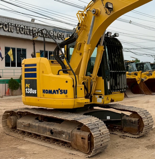 ขายรถขุด KOMATSU PC138US-10 ปี 2014 นำเข้าจากญี่ปุ่น พร้อมใช้ มีVDOการทำงานครับ