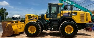 ขายรถตักล้อยาง KOMATSU WA470-10 ปี 2022 นำเข้าจากญี่ปุ่น พร้อมใช้ มีVDOการทำงานครับ