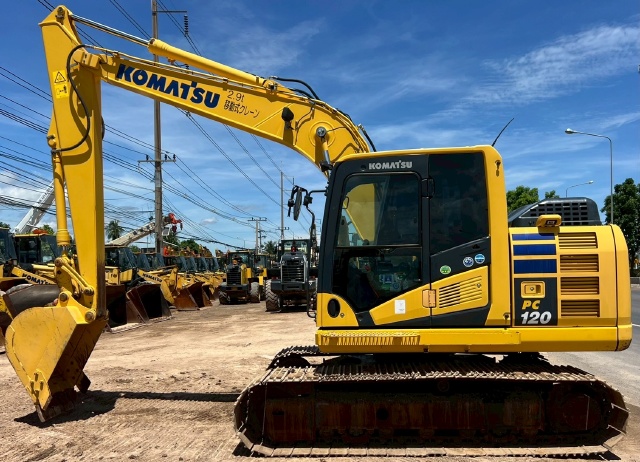 ขายรถขุด KOMATSU PC120-11 ปี 2018 นำเข้าจากญี่ปุ่น พร้อมใช้ มีVDOการทำงานครับ