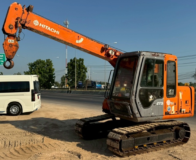 ขายรถเครน HITACHI EX60T-2 (ขนาด 4.9 ตัน) นำเข้าจากญี่ปุ่น พร้อมใช้ มีVDOการทำงานครับ