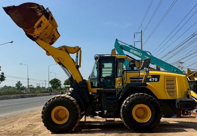 ขายรถตักล้อยาง KOMATSU WA470-10 ปี 2021 นำเข้าจากญี่ปุ่น พร้อมใช้ มีVDOการทำงานครับ