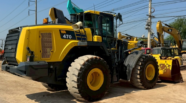 ขายรถตักล้อยาง KOMATSU WA470-10 ปี 2021 นำเข้าจากญี่ปุ่น พร้อมใช้ มีVDOการทำงานครับ