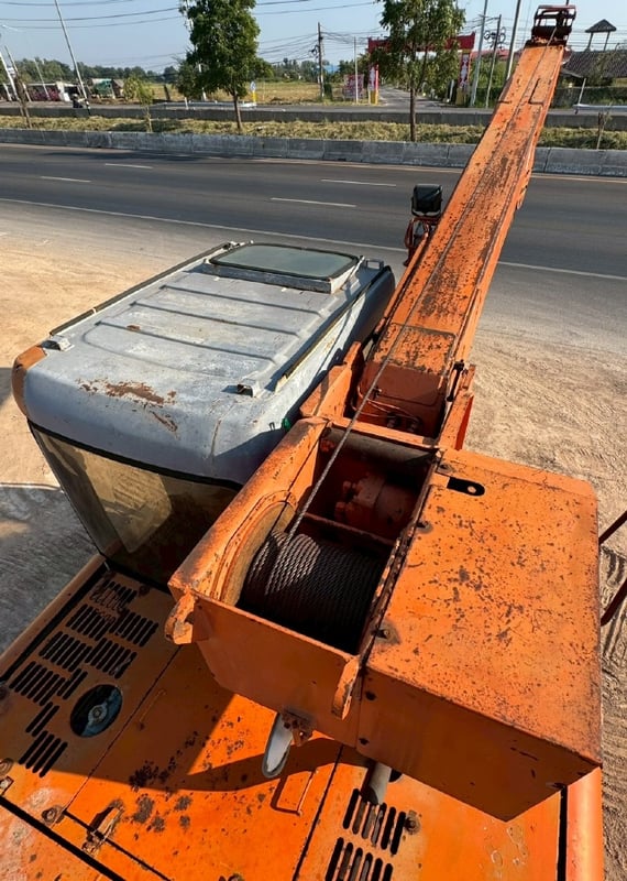 ขายรถเครน HITACHI EX60T-2 (ขนาด 4.9 ตัน) นำเข้าจากญี่ปุ่น พร้อมใช้ มีVDOการทำงานครับ