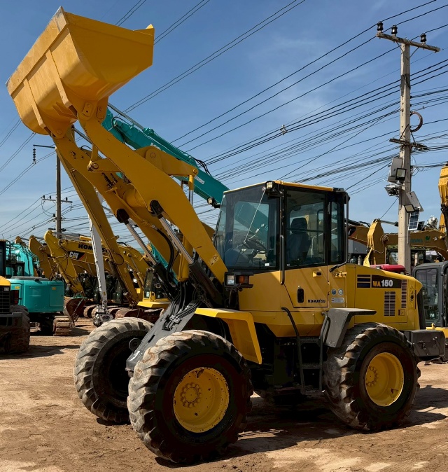 ขายรถตักล้อยาง KOMATSU WA150-5 นำเข้าจากญี่ปุ่น พร้อมใช้ มีVDOการทำงานครับ