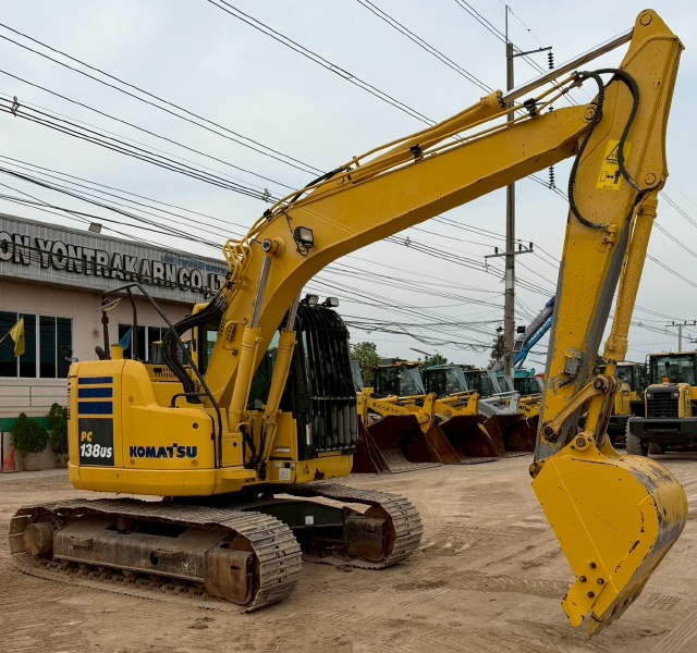 ขายรถขุด KOMATSU PC138US-10 ปี 2014 นำเข้าจากญี่ปุ่น พร้อมใช้ มีVDOการทำงานครับ