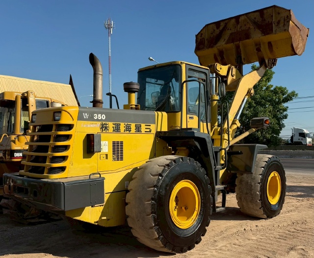 ขายรถตักล้อยาง KOMATSU WA350-3E นำเข้าจากญี่ปุ่น พร้อมใช้ มีVDOการทำงานครับ