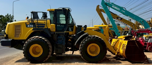 ขายรถตักล้อยาง KOMATSU WA470-10 ปี 2021 นำเข้าจากญี่ปุ่น พร้อมใช้ มีVDOการทำงานครับ