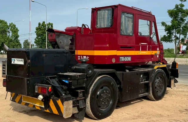 ขายรถเครน TADANO TR80M-1 (ขนาด 8 ตัน) ปี 1994 นำเข้าจากญี่ปุ่น พร้อมใช้ มีVDOการทำงานครับ
