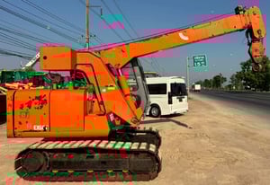 ขายรถเครน HITACHI EX60T-2 (ขนาด 4.9 ตัน) นำเข้าจากญี่ปุ่น พร้อมใช้ มีVDOการทำงานครับ