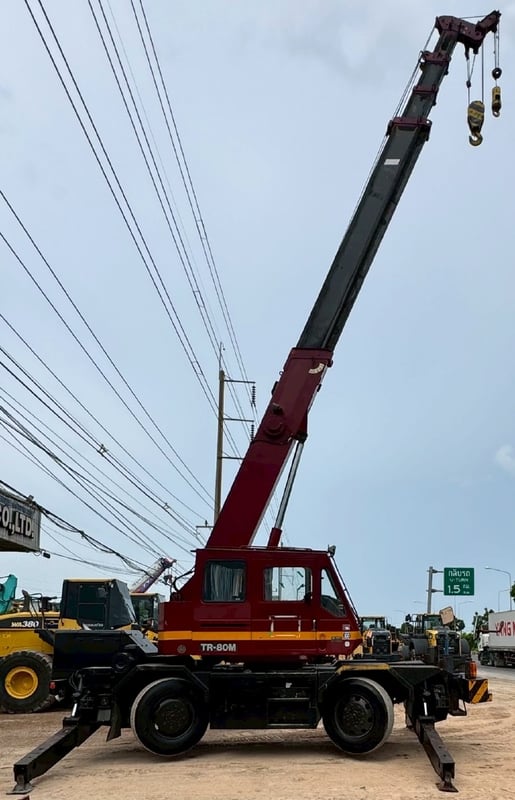 ขายรถเครน TADANO TR80M-1 (ขนาด 8 ตัน) ปี 1994 นำเข้าจากญี่ปุ่น พร้อมใช้ มีVDOการทำงานครับ