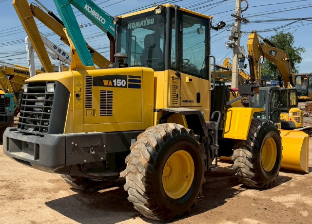 ขายรถตักล้อยาง KOMATSU WA150-5 นำเข้าจากญี่ปุ่น พร้อมใช้ มีVDOการทำงานครับ
