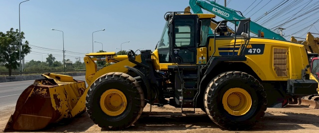 ขายรถตักล้อยาง KOMATSU WA470-10 ปี 2021 นำเข้าจากญี่ปุ่น พร้อมใช้ มีVDOการทำงานครับ