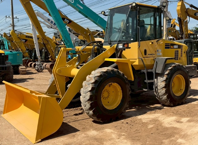 ขายรถตักล้อยาง KOMATSU WA150-5 นำเข้าจากญี่ปุ่น พร้อมใช้ มีVDOการทำงานครับ