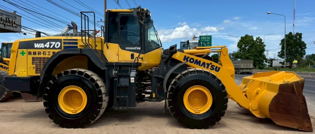 ขายรถตักล้อยาง KOMATSU WA470-8 ปี 2017 นำเข้าจากญี่ปุ่น พร้อมใช้ มีVDOการทำงานครับ ขายรถตักล้อยาง KOMATSU WA470-8 ปี 2017 นำเข้าจากญี่ปุ่น พร้อมใช้ มีVDOการทำงานครับ