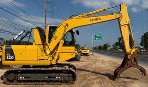 ขายรถขุด KOMATSU PC120-8 หัวคีบ นำเข้าจากญี่ปุ่น พร้อมใช้ มีVDOการทำงานครับ ขายรถขุด KOMATSU PC120-8 หัวคีบ นำเข้าจากญี่ปุ่น พร้อมใช้ มีVDOการทำงานครับ