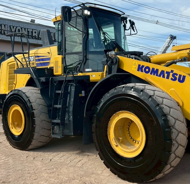 ขายรถตักล้อยาง KOMATSU WA470-10 ปี 2021 นำเข้าจากญี่ปุ่น พร้อมใช้ มีVDOการทำงานครับ