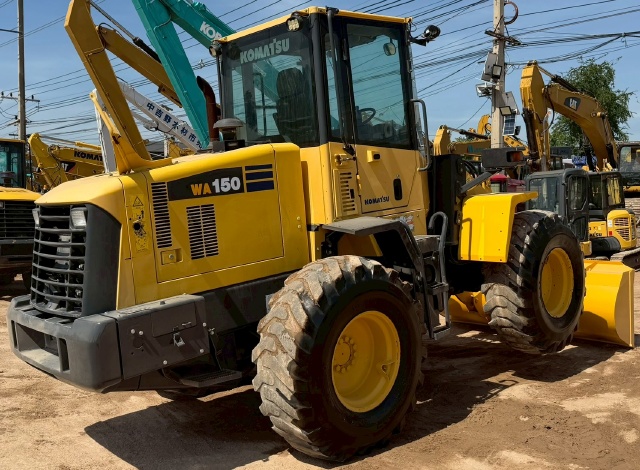 ขายรถตักล้อยาง KOMATSU WA150-5 นำเข้าจากญี่ปุ่น พร้อมใช้ มีVDOการทำงานครับ