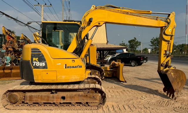 ขายรถขุด KOMATSU PC78US-8 ปี 2014 นำเข้าจากญี่ปุ่น พร้อมใช้ มีVDOการทำงานครับ