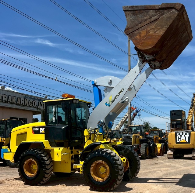 ขายรถตักล้อยาง CAT 930M ปี 2019 แขนยาวพิเศษ นำเข้าจากญี่ปุ่น พร้อมใช้ มีVDOการทำงานครับ
