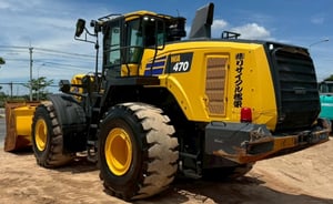 ขายรถตักล้อยาง KOMATSU WA470-10 ปี 2022 นำเข้าจากญี่ปุ่น พร้อมใช้ มีVDOการทำงานครับ