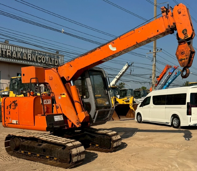 ขายรถเครน HITACHI EX60T-2 (ขนาด 4.9 ตัน) นำเข้าจากญี่ปุ่น พร้อมใช้ มีVDOการทำงานครับ