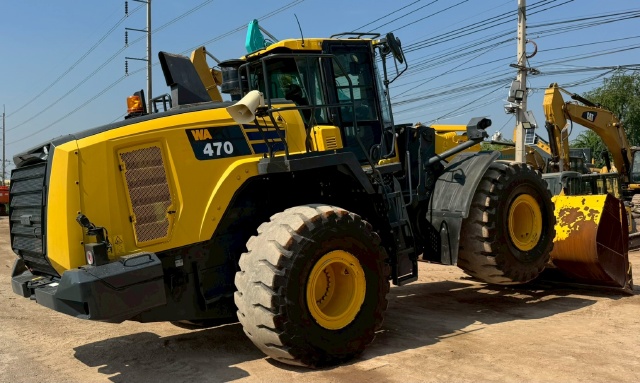ขายรถตักล้อยาง KOMATSU WA470-10 ปี 2021 นำเข้าจากญี่ปุ่น พร้อมใช้ มีVDOการทำงานครับ