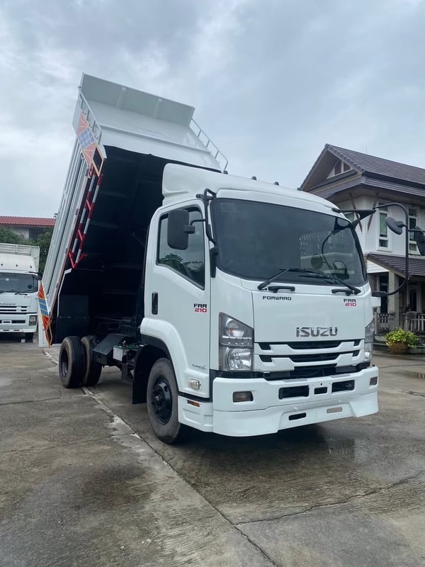 ISUZU FRR 210แรงม้า รถบรรทุก 6ล้อ ดั้มพ์ ปี2019 เลขไมล์ 229,019 กม.