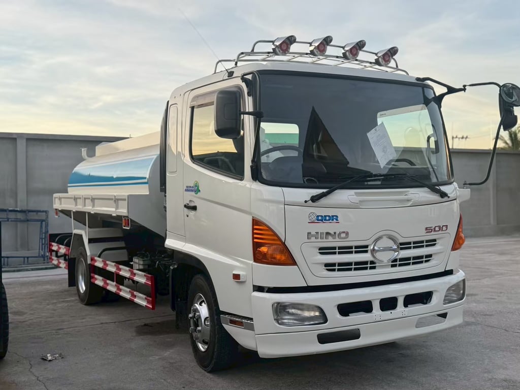HINO series500 230แรงม้า รถบรรทุก 6ล้อ บรรทุกน้ำ ปี2025 HINO series500 230แรงม้า รถบรรทุก 6ล้อ บรรทุกน้ำ ปี2025