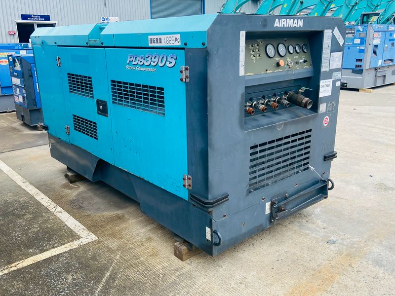 เครื่องปั๊มลม 390CFM Airman PDS390S 4,052ชั่วโมง โทร.080-6565422 (หนิง)