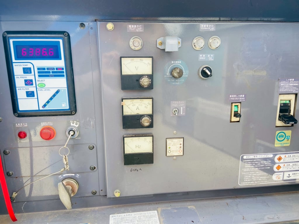 เครื่องปั่นไฟ 150KVA DENYO DCA-150ESM ปี2011 โทร. 080-6565422 หนิง