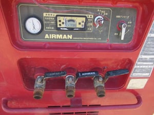 เครื่องปั๊มลม Airman PDS130S 3,471ชั่วโมง โทร.080-6565422 (หนิง)