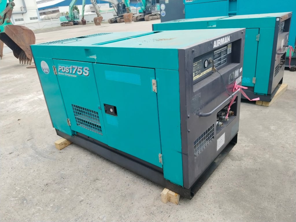 เครื่องปั๊มลม 175CFM Airman PDS175SC ปี2011 โทร. 080-6565422 (หนิง)